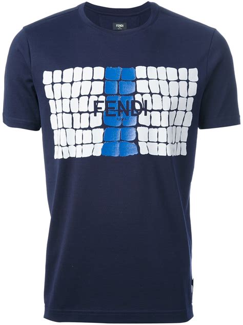 fendi polo mens|fendi men's printed t shirts.